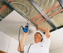 Как сделать навесной потолок