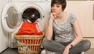 Molde em uma máquina de lavar roupa - como se livrar de