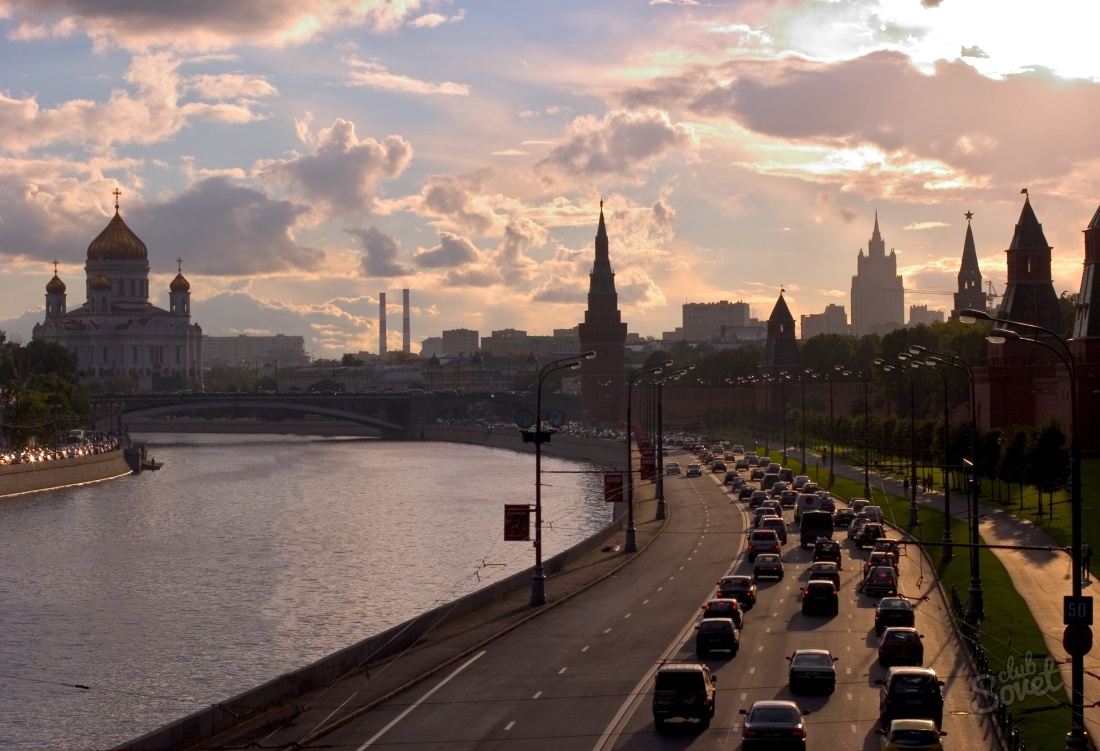 Var ska man gå från Moskva med bil