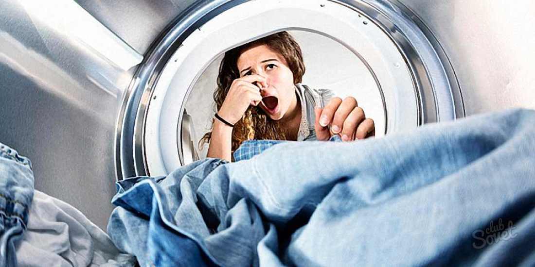 How to get rid of smell in a washing machine