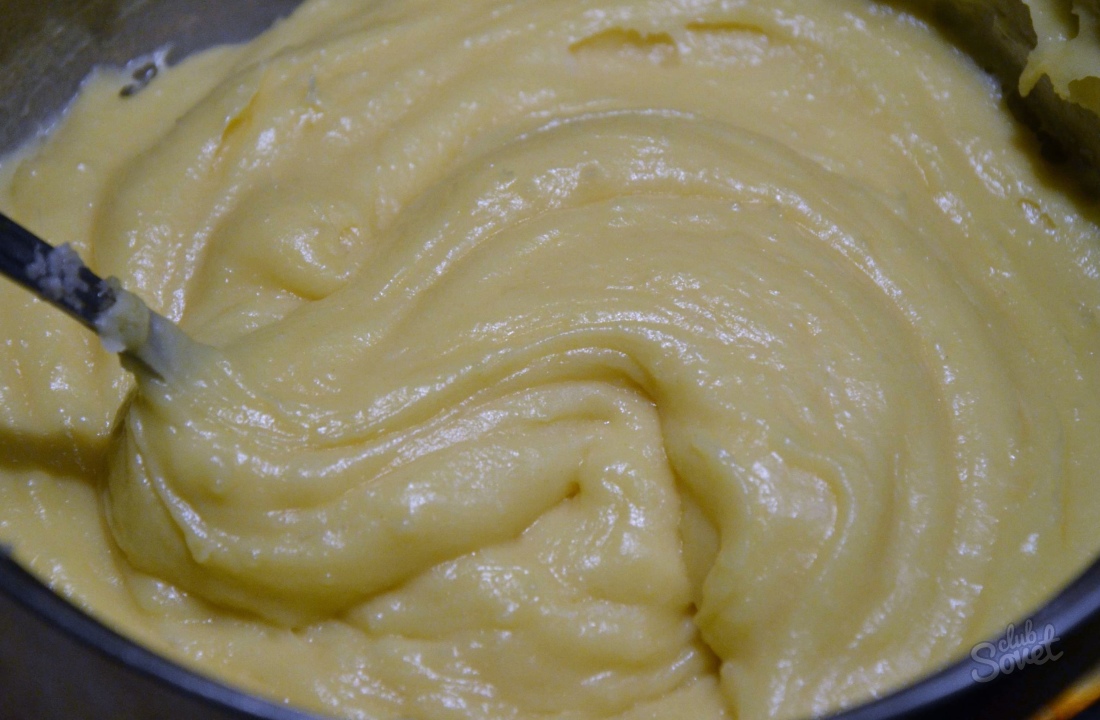 How to cook custard dough
