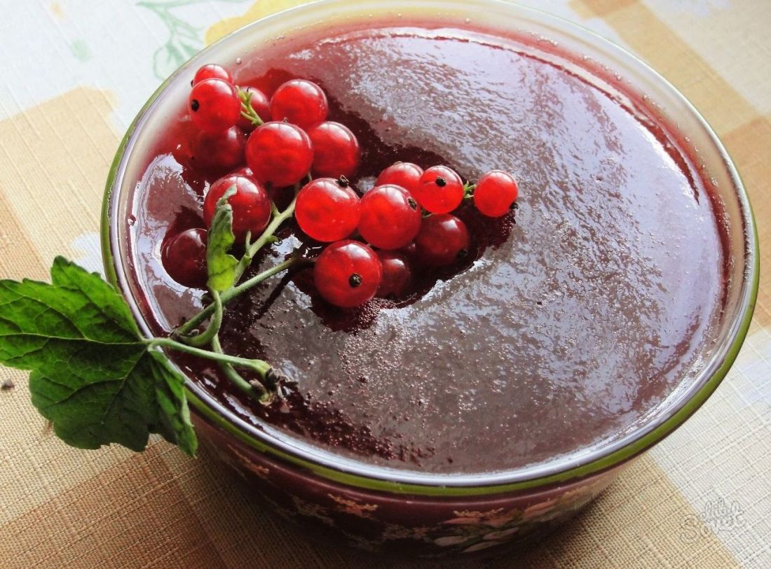 How to cook jelly from red currant