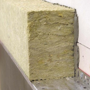 Stock Foto How to insulate the house of Minvata