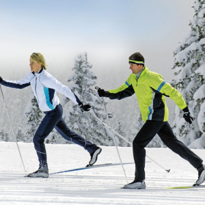 Photo How to learn to ride cross-country skiing