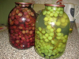 Kako zapreti kompotolno grozdje