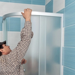 Photo how to install a shower cabin