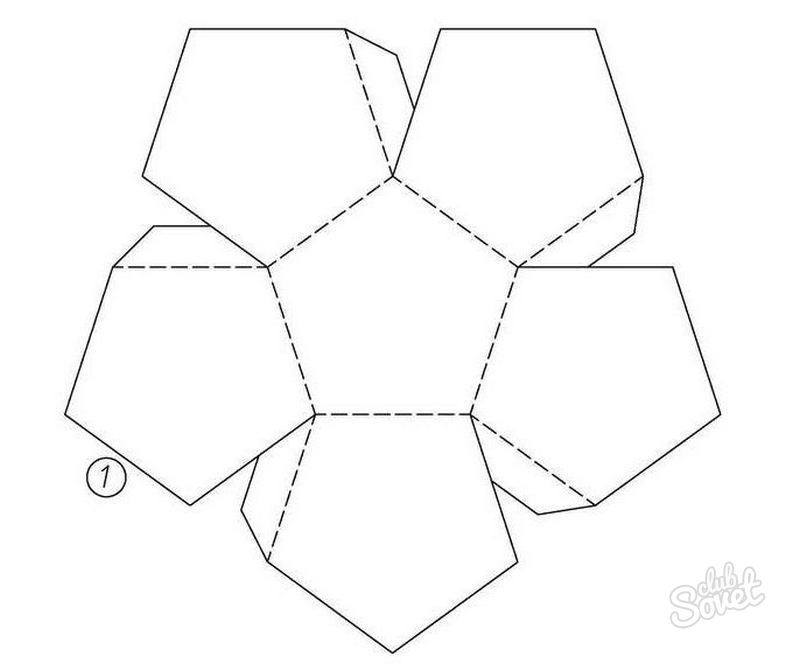Додекаэдр из картона. Развертка правильного додекаэдра. Додекаэдр из бумаги схема. Додекаэдр развертка для склеивания. Пятиугольник из бумаги.