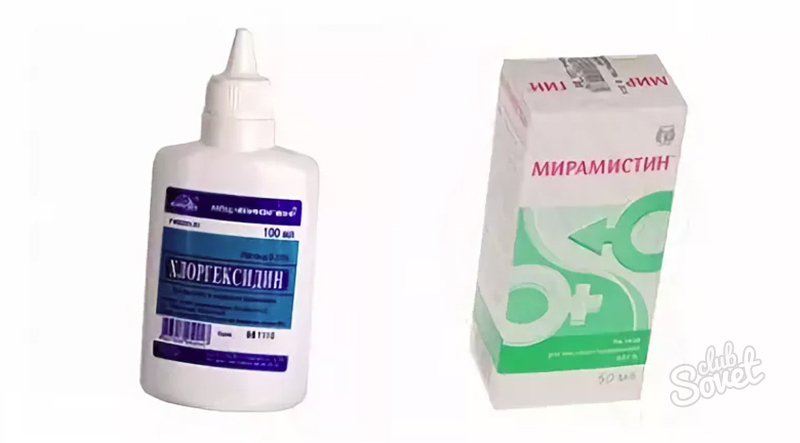Différences de chlorhexidine et Miramistin