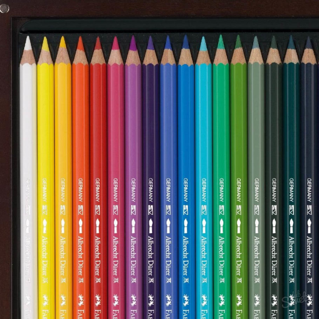 How to draw watercolor pencils