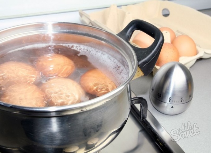 To boil eggs