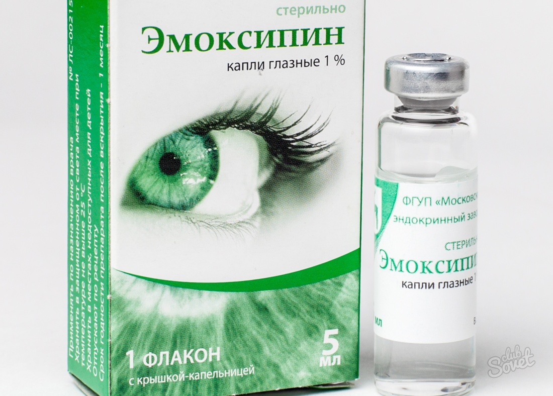 قطرات العين Emoxipin - تعليمات للاستخدام