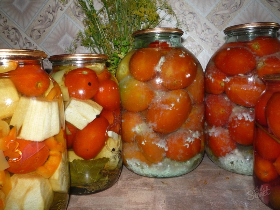 Как да затворим доматите за зимата, рецепти