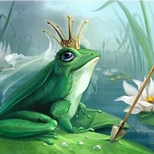 Foto Ako kresliť princeznú žabu