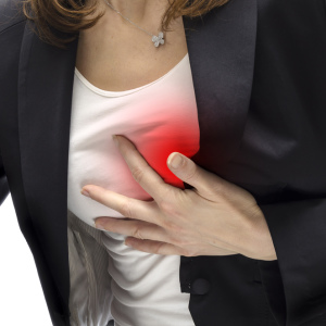 كيف يضر القلب، أعراض المرأة