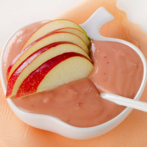 Stock Foto How to cook apple puree
