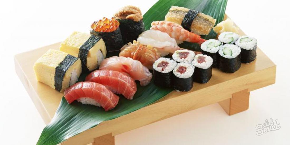 Come i rotoli differiscono dal sushi