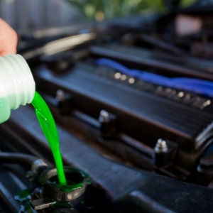 How to merge antifreeze from the engine block