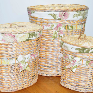 Basket for clothes laundry