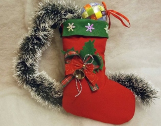 Kako narediti božično nogavico