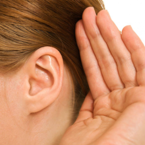 Foto che procaccia l'orecchio sinistro