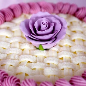 Photo how to decorate cake cream