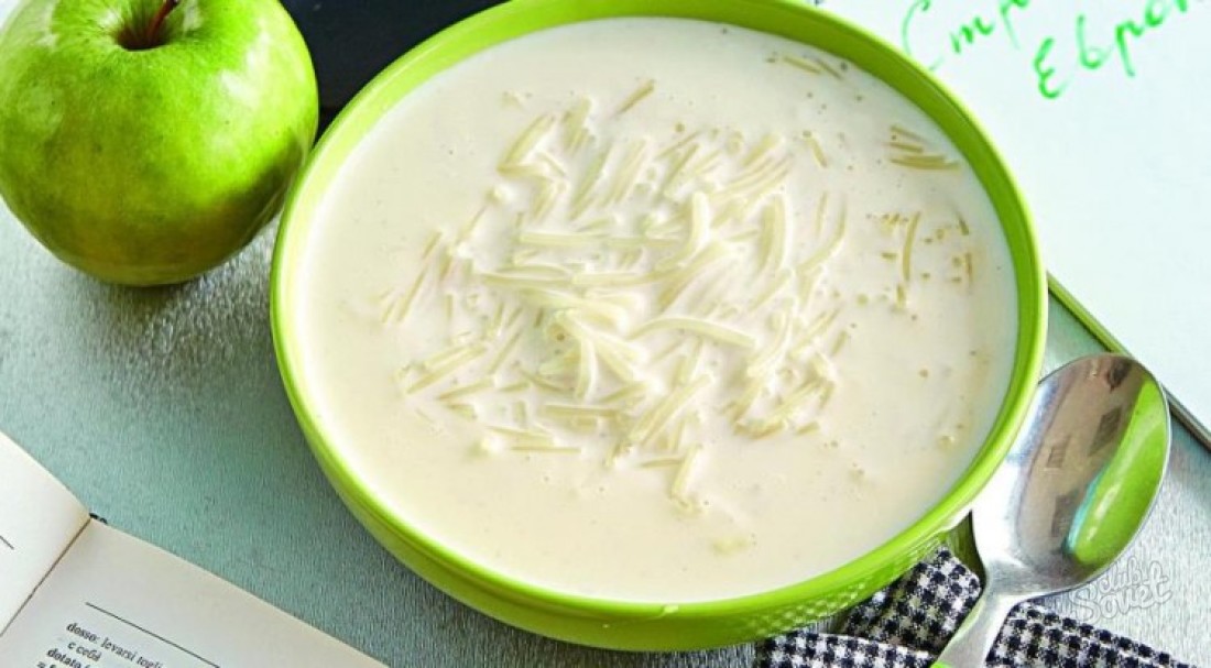 Молочный суп с вермишелью – рецепт