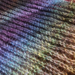 Foto Como tricotar agulhas de tricô de goma inglesa
