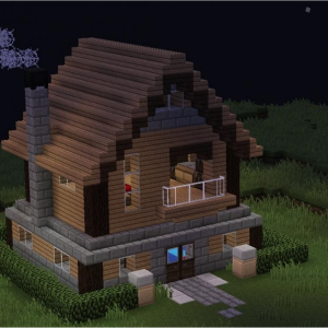 Photo How to make a beautiful house in minecraft