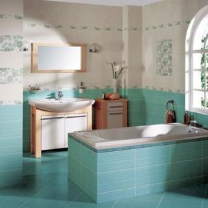 How to lay a tile in the bathroom