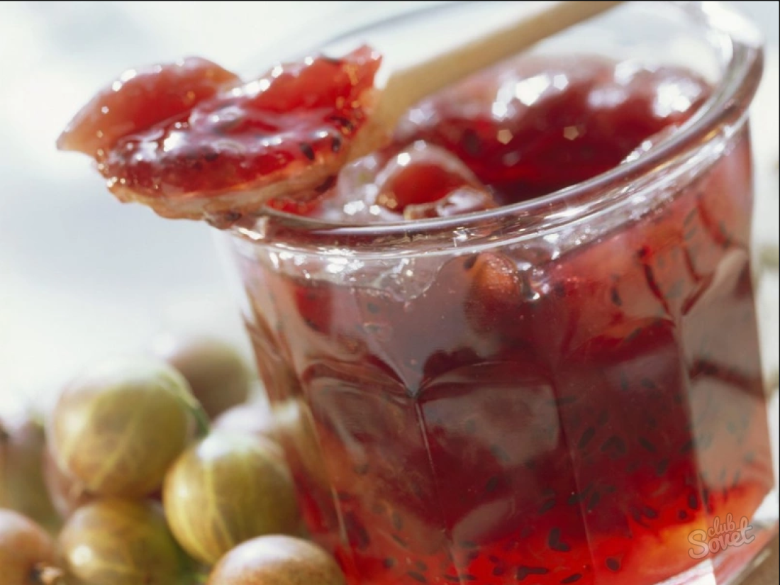 Jam from gooseberry recipes