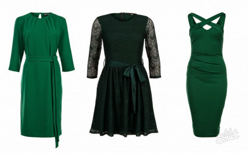 Green dresses