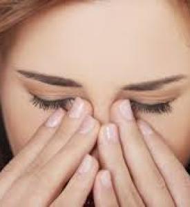 Stock Foto Viral conjunctivitis - symptoms and treatment