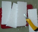 How to cut foam