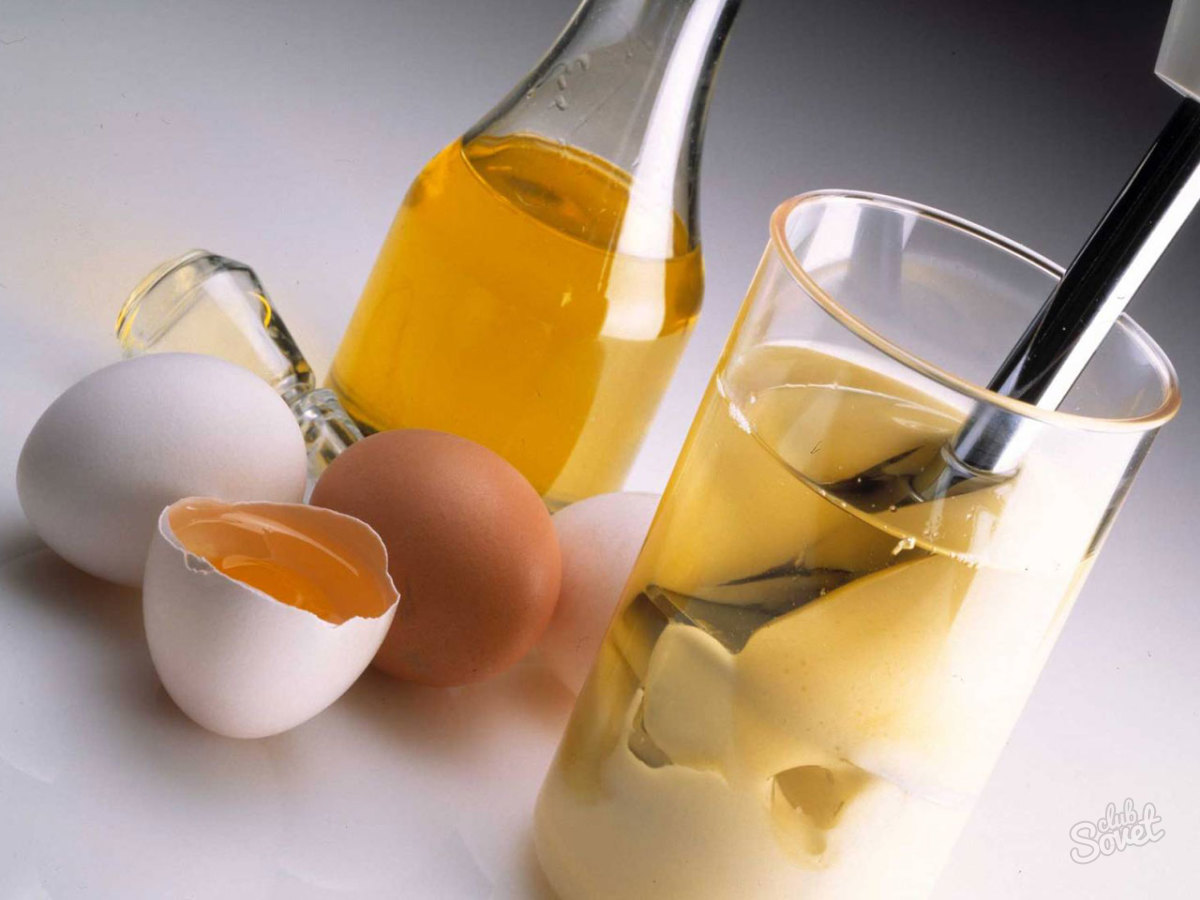 Маска яйцо оливковое масло