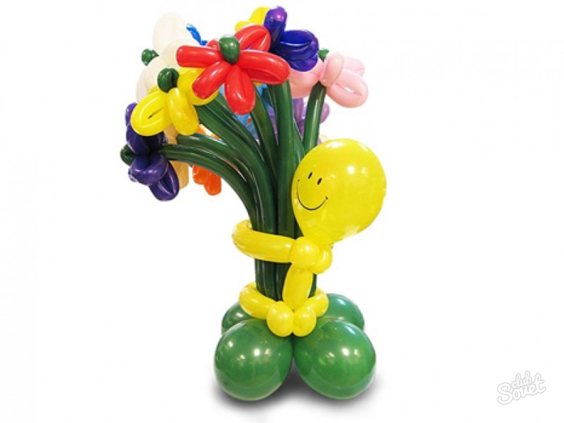 Как из шариков сделать цветок