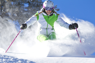 Як навчитися кататися на гірських лижах