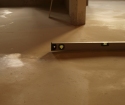 How to align the floor plywood