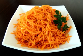Como fazer cenoura em coreano