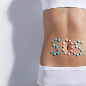 Stock Foto Tabletki z bólu podczas miesiączki
