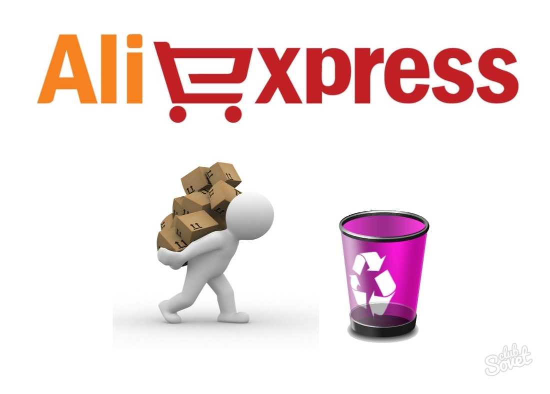 Как удалить заказ на aliexpress