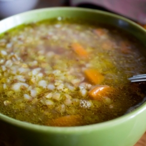 Foto Como cozinhar sopa de trigo sarraceno