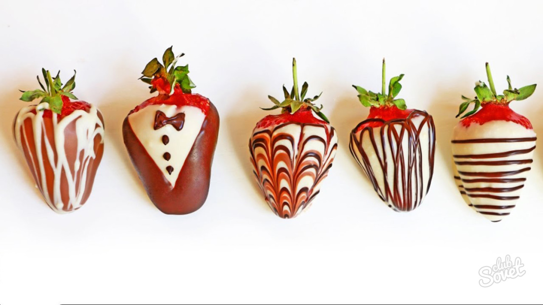 How to make strawberries in chocolate at home?