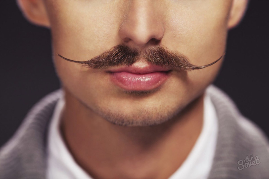 What dreams of a mustache?