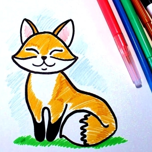 Як намалювати лисицю?