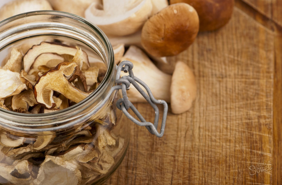 How to store dried mushrooms at home