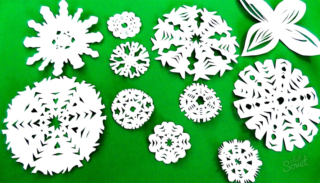Jak zrobić snowflake z serwetką własnymi rękami?