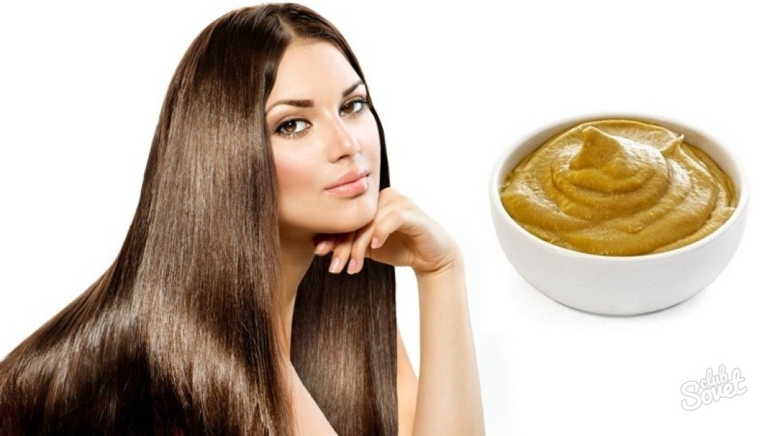 Mask from hair loss with mustard