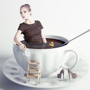 Banho com chá: propósito e benefício