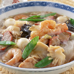 Stock Foto How to cook seafood soup