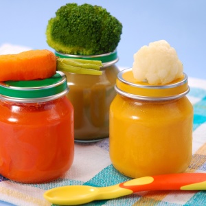 Stock Foto Jak ugotować puree warzyw dziecka